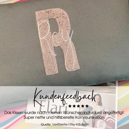 Namenskissen - Buchstaben Kissen - für Mädchen oder Junge